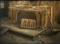 France, Soissons, Autel de la Chapelle des Oeuvres